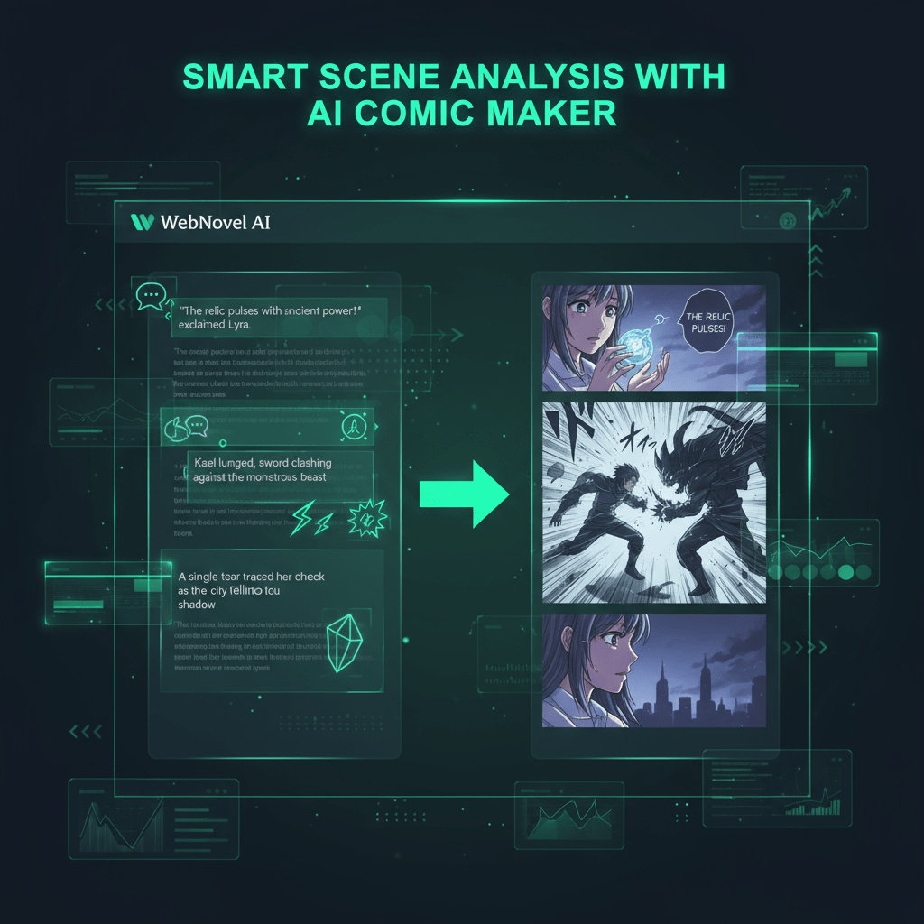 AIマンガメーカーによるスマートシーン分析
