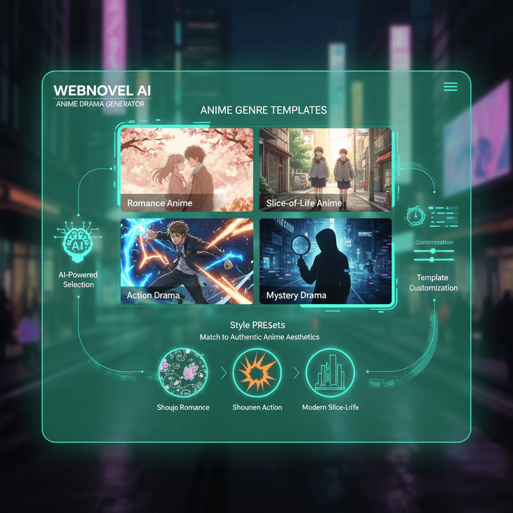 Anime Drama Genre Templates
